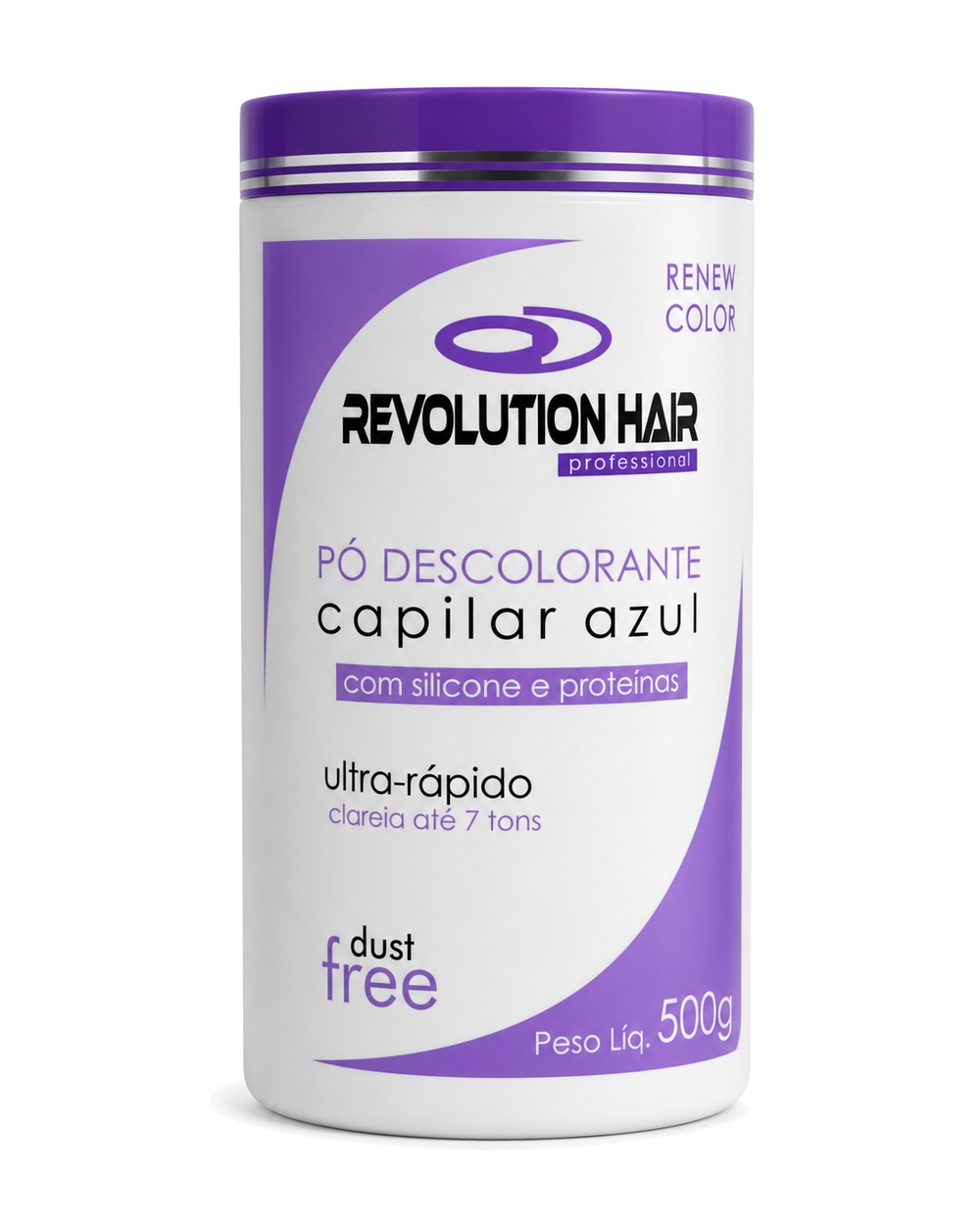 Pó Descolorante Capilar Azul