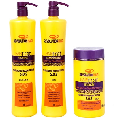 1 Kit Manutenção Mandioca e Óleo de Macadâmia